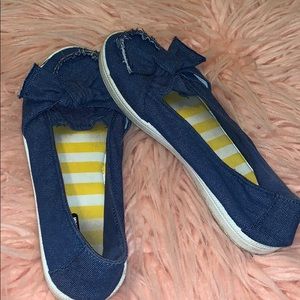 Memory foam slip ons